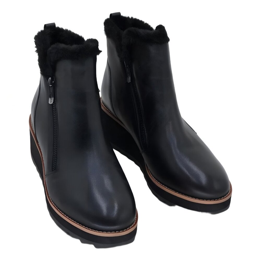 Easy Spirit Lorand Almond Toe Block Heel Booties Medium Brown 10m